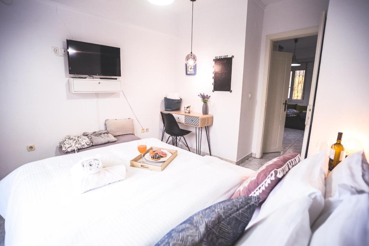 Lux Apartment Downtown Serres Esterno foto