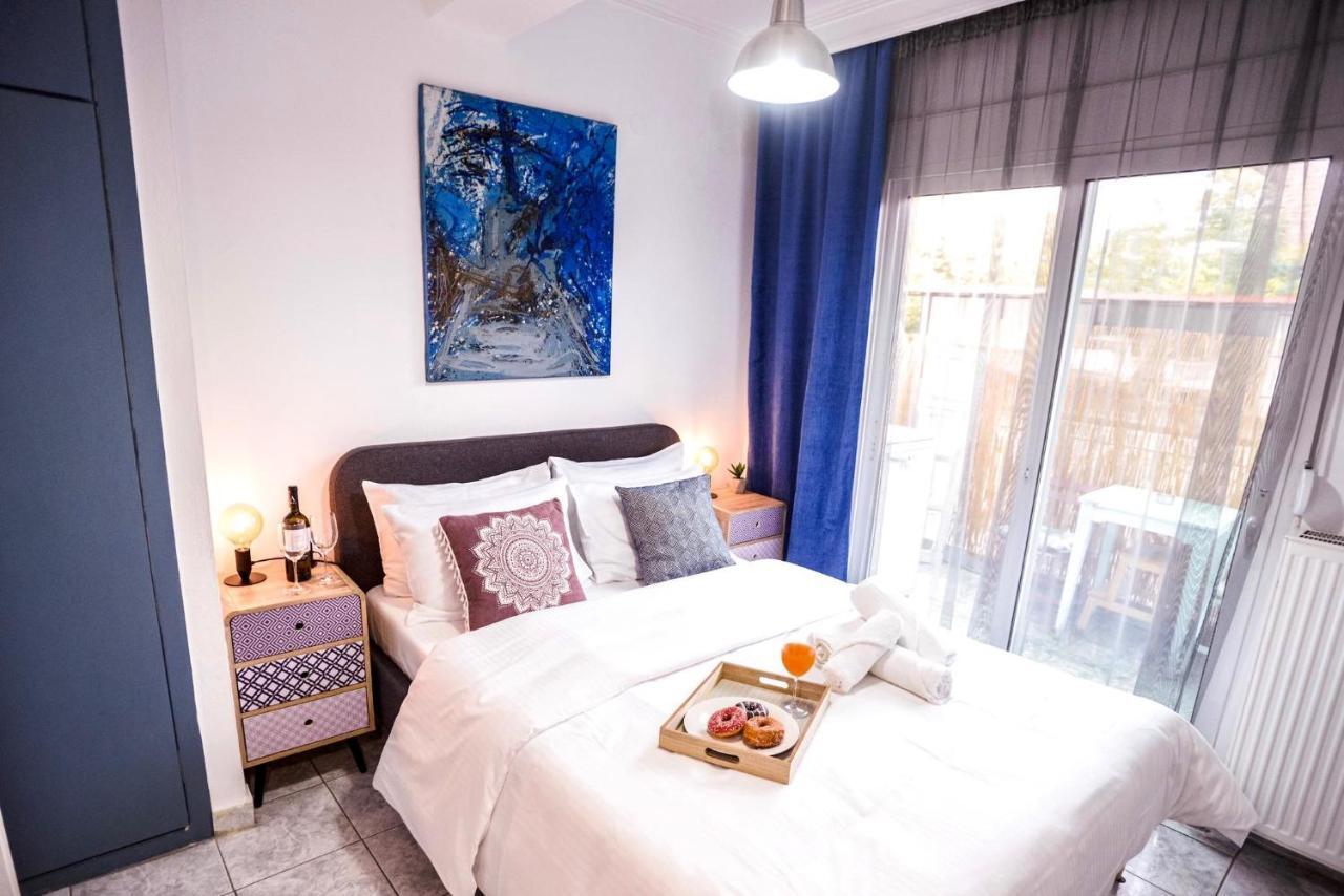 Lux Apartment Downtown Serres Esterno foto